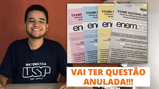 MINHA OPINIÃO SOBRE O ENEM DE MATEMÁTICA 2022 | Questão anulada, assuntos, SURPRESA no final!!!