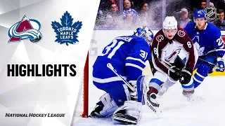 NHL Highlights | Avalanche @ Maple Leafs 12/4/19