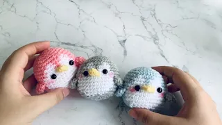 Baby Penguin Crochet Doll/ How to crochet baby penguin/ Amigurumi