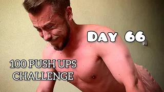 Day№66 Add One Push Up Until I Do 100 Push Ups | Gym Rat Home Workout