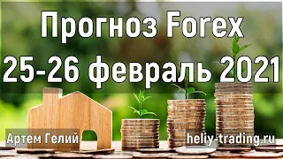 Прогноз форекс на 25 - 26 февраля 2021