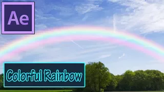 Colorful Rainbow Animation in After Effects - After Effects Tutorial - Simple Realistic Rainbow