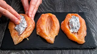 I put a piece of foil on the chicken breast! In 20 minutes I got a dream dinner! Appetizing.tv