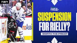 Is a suspension coming for Morgan Rielly? Was it worth the price? | 7-Eleven That's Hockey