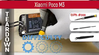 Xiaomi Poco M3 M2010J19CG 📱 Teardown Take apart Tutorial