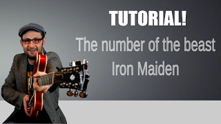 IRON MAIDEN: THE NUMBER OF THE BEAST TUTORIAL - LEZIONE CHITARRA