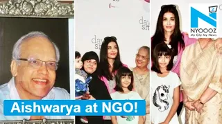 Aishwarya Rai visits NGO with Aaradhya and mother on dad's birth anniversary