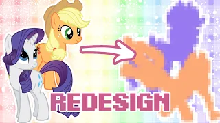 redesigning my little pony characters!! part 3 ✯ (speedpaint + commentary)