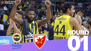 Fenerbahce holds on to beat Zvezda | Round 1, Highlights | Turkish Airlines EuroLeague