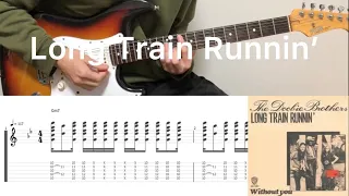 Doobie Brothers - Long Train Runnin' (guitar cover with tabs & chords)