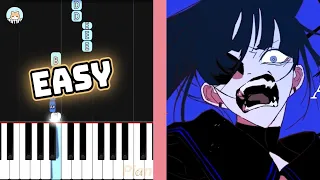 [full] Ado - "Usseewa (うっせぇわ)" - EASY Piano Tutorial & Sheet Music