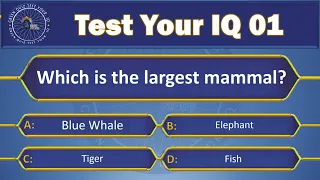 15 Easy General Knowledge Questions KBC Pattern 01 | English Quiz | MCQ | Test Your IQ | Genius Quiz