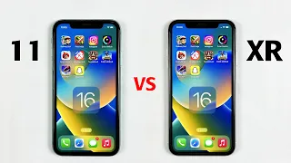 iPhone 11 vs iPhone XR iOS 16 SPEED TEST in 2022 | This is impressive!🔥