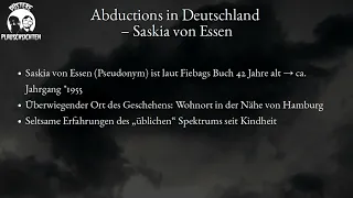 Düstere Plauschsichten #62: Abductions in Deutschland - Saskia von Essen