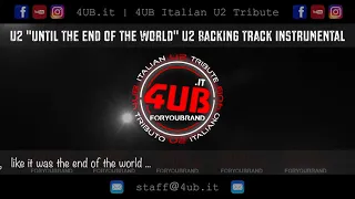 U2 "Until The End Of The World" Live Backing Track Instrumental Karaoke | 4UB.it