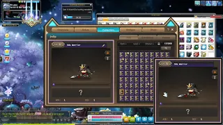 [GMS Scania] Maplestory - Rolling 100 Epic Oda Warrior Familiar