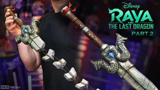 How to Make Raya's Whip Sword out of Foam Perfect for your Raya and the Last Dragon Cosplay