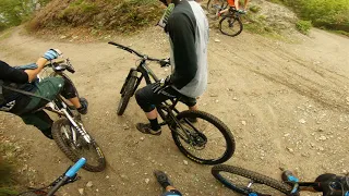 Bad MTB crash Finale Ligure