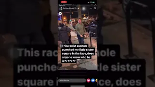 WARNING racism + violence. Akron Ohio racist Proud Boy Andrew Walls attacks Black woman 2/26/22