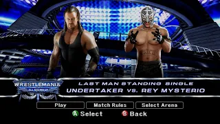 WWE SmackDown vs. Raw 2008 | Undertaker vs.Rey Mysterio | Last Man Standing