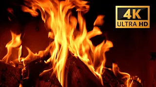 Fireplace Fire 4K