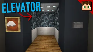 The EASY REALISTIC ELEVATOR! [Minecraft Bedrock 1.20] +Tutorial