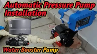 Automatic Pressure Pump installation / Water Booster Pump/ How to fit water Pressure Pump