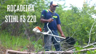 ROÇADEIRA STIHL FS 220 EM AÇÃO! | É PAU PRA TODA OBRA!