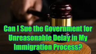 Can I Sue the Government for Unreasonable Delay in My Immigration Case?