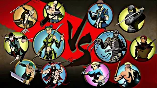 Shadow Fight 2 vs Shadow Fight 2 Special Edition - Wasp And Bodyguards vs Lynx and Bodyguards