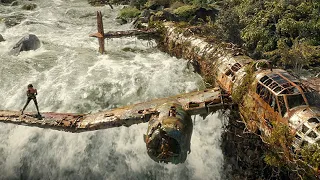 Waterfall Scene!! - Tomb Raider (2018) Movie Clips