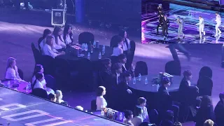 IDOLS Reaction to BTS - FAKE LOVE (방탄소년단 무대보는 트와이스,워너원,아이즈원,여자친구) 4K 직캠 by 비몽