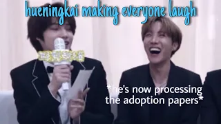 HUENINGKAI MAKING EVERYONE LAUGH