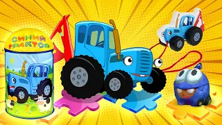 Синий трактор рассказывает и показывает какие есть игрушки - Распасковка влог