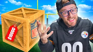 I Opened the Biggest $10,000 NFL Mystery Box Ever! (ALL SIGNED ITEMS!!)