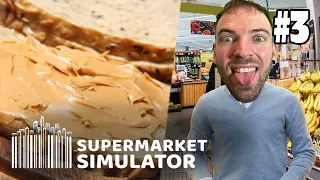 Ich besorge mir die nächste LIZENZ & verkaufe jetzt ERDNUSSBUTTER 🤩 || #3 || Supermarket Simulator 🥪