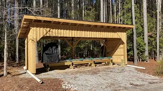 Sawmill Shed Walkthrough and Construction Photo Slideshow