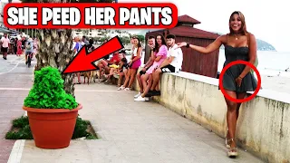 Bushman Prank: Scared the life out of her