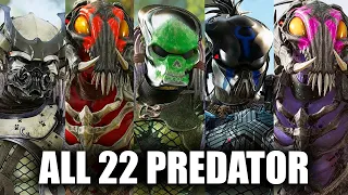 ALL 22 PREDATOR Suits & Costumes (Every Suit and All DLC Suits) Predator Hunting