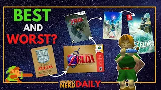 What are the BEST and WORST LEGEND OF ZELDA Art Styles and Box Arts? | ABSURDLY NERD DAILY #5