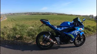 Gsxr125 Black widow full exhaust system(without db)