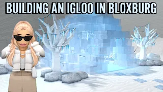 Building An IGLOO HOUSE In Bloxburg | roblox