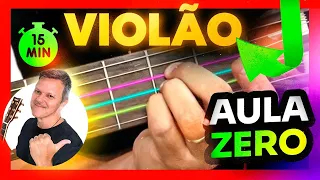 Aula 1 de Violão iniciante Nível Zero