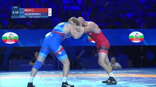 1/2 GR - 97 kg: G. MELIA (GEO) v. A. ALEKSANYAN (ARM)