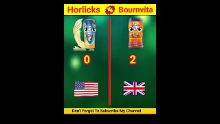 Horlicks  vs Bournvita ❓ Comparison  #shorts #Realshorts #viralvideo