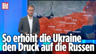 Gegenoffensive durchbricht Russen-Front in Donezk | BILD-Lagezentrum