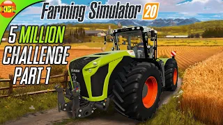 5 Million $ Challenge in Farming Simulator 20 Part 1 - fs 20 Timelapse