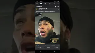 Tekashi 6ix9ine has a message for rappers!