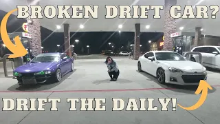 Breaking the 1JZ S14 AGAIN! - BRZ Turns Daily Drifter