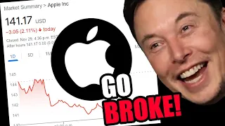 Apple tries to TAKE ON Elon Musk... It's Backfiring!!!